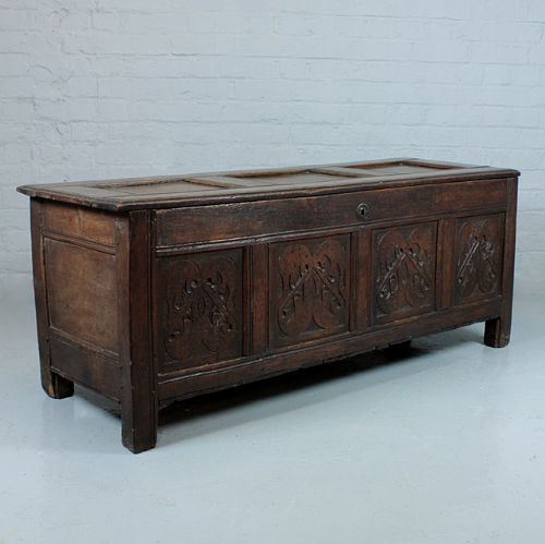 Late 18th.c. Oak Coffer.