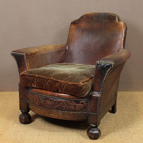 Leather Bothy Chair.