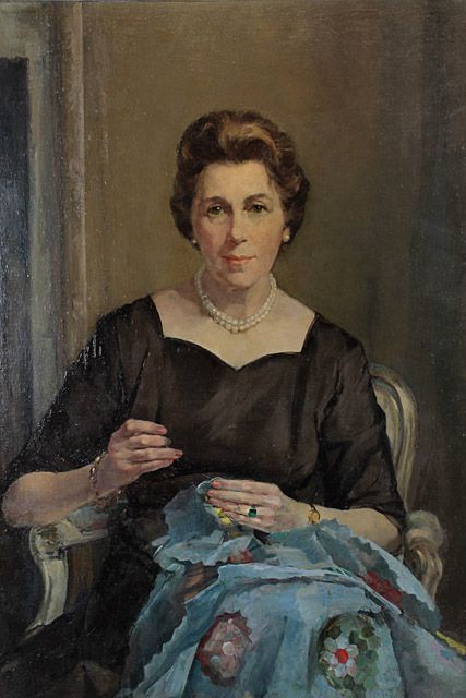 Alice Burton Mid-century Portrait.