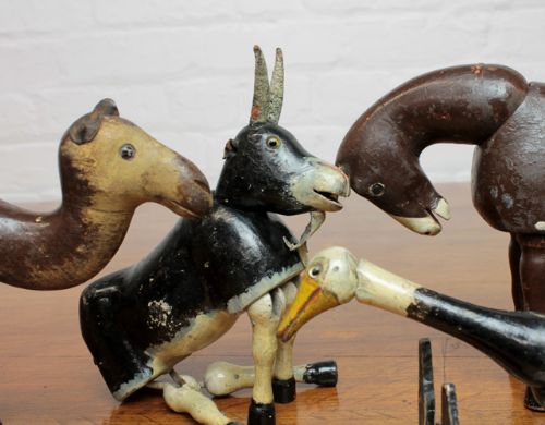 Edwardian Toy Animals by Schoenhut.
