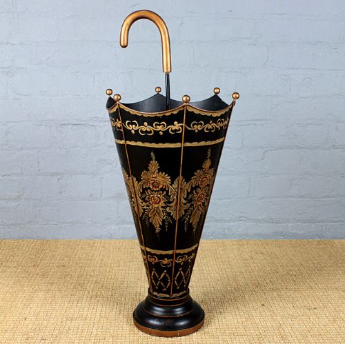 Toleware Umbrella Stand.