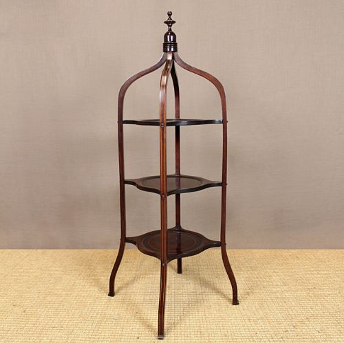 Inlaid Three Tier Stand.