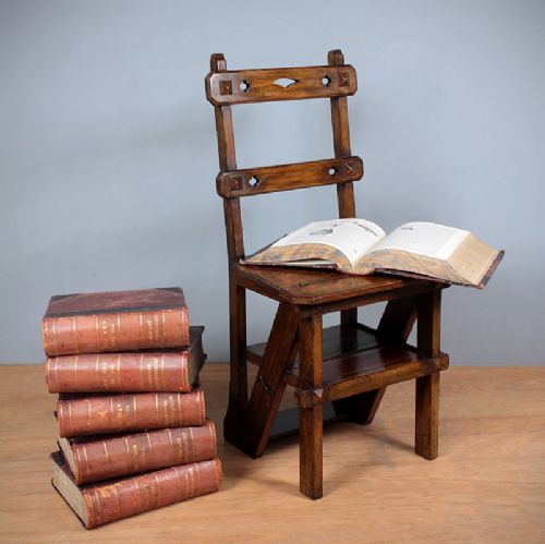 Victorian Metamorphic Library Steps.