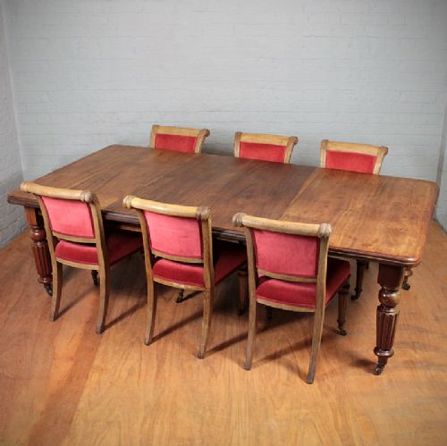 Victorian Mahogany Extending Dining Table.