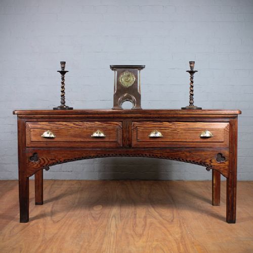 Arts & Crafts Pine Dresser Base.