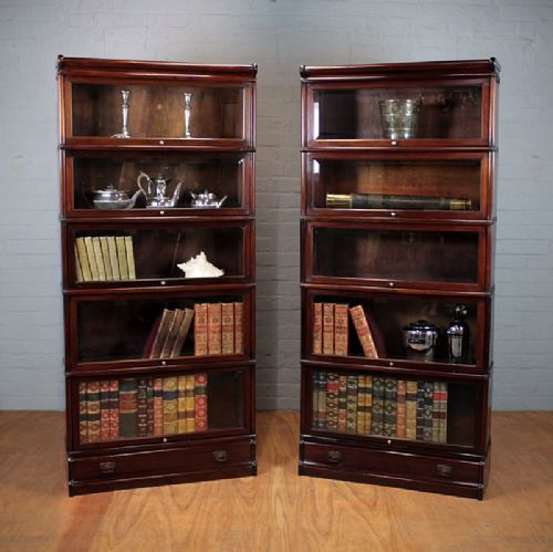 Pair of Wernicke Stacking Bookcases.