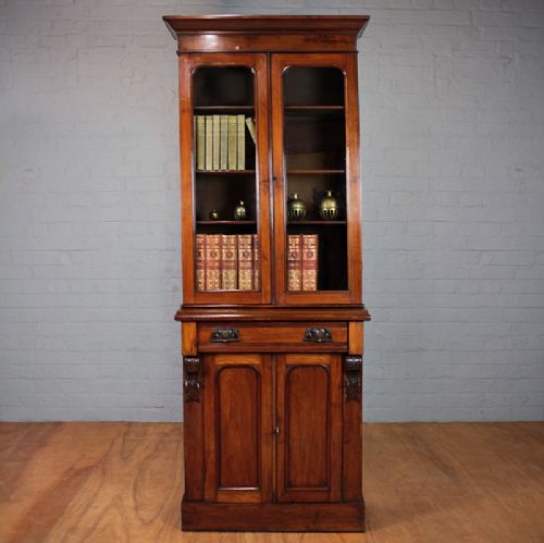 Small Late Victorian Bookcase.