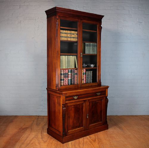 Edwardian Mahogany Bookcase.