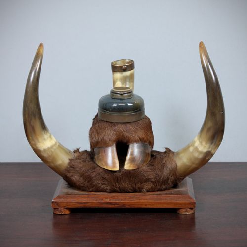 Scottish Baronial Ink Stand.