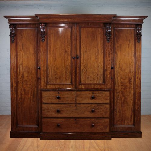 Large Mid 19th.c. Combination Wardrobe.