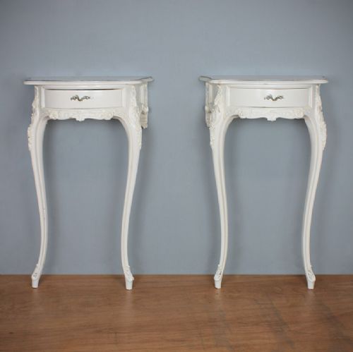 Pair Bedside Tables.
