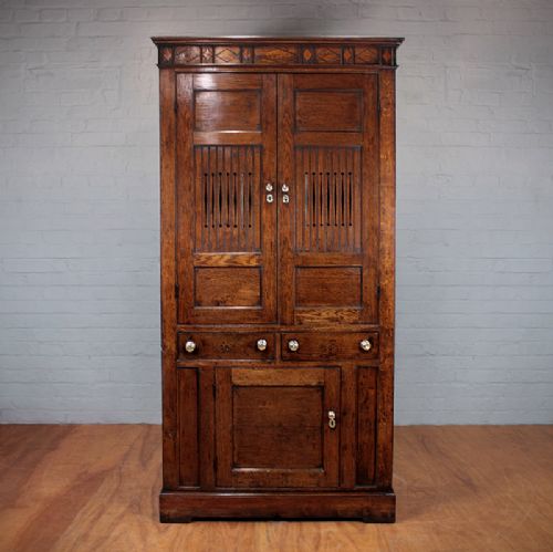 Welsh Oak Bread & Cheese Cupboard C.1800.