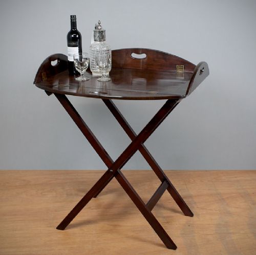 19th.c Butler's Tray & Stand.