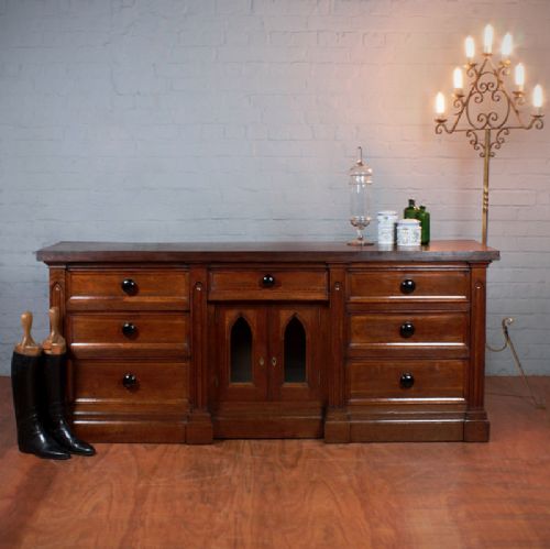 Gothic Oak Dresser Base.
