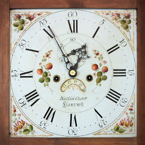 fig 2. Welsh Oak Longcase Clock.