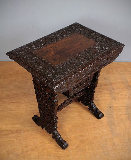 Mid 19th.c. Anglo-indian Work Table.