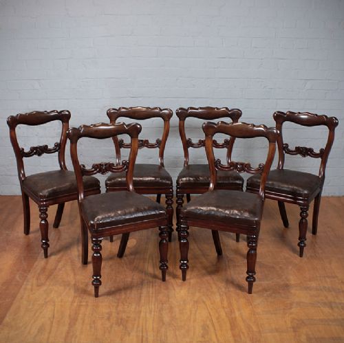 Victorian Mahogany Dining Chairs.