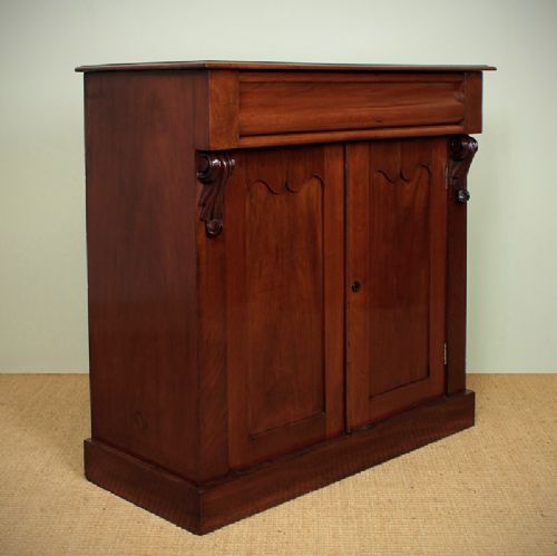 Walnut Chiffonier Side Cabinet.