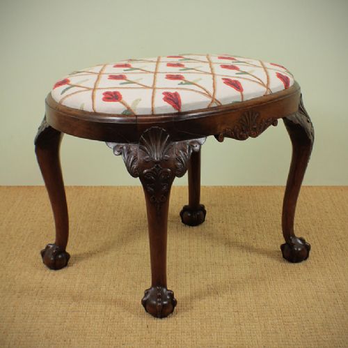 George II Style Dressing Stool.
