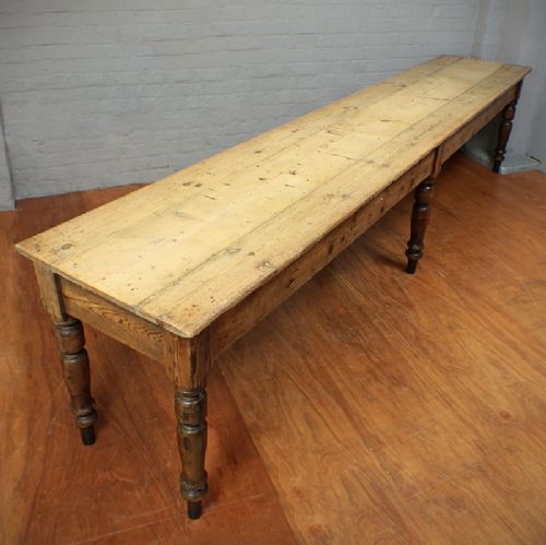 11 Foot Pine Table or Counter.