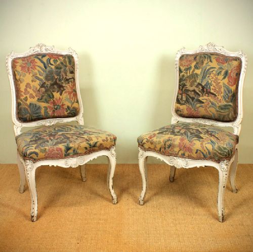 Pair French Chairs.