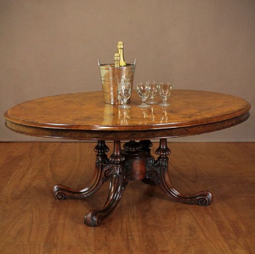 Late 19th.c. Walnut Coffee Table.