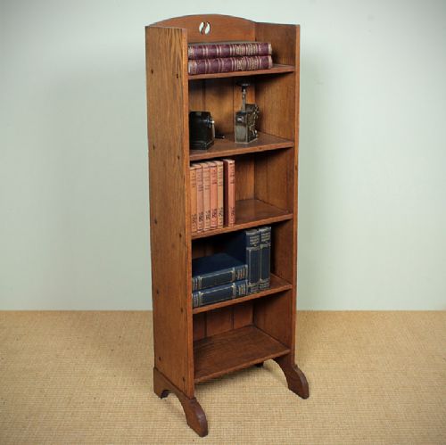 Small Arts & Cafts Oak Bookshelves.