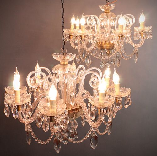 Pair of 1930'S Chandeliers.