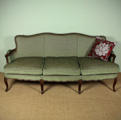 French Walnut Couch.