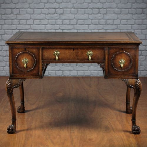 Oak Writing Table by Gillows of Lancaster.