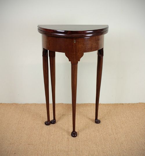 Antique Edwardian Fold Over Side Table.