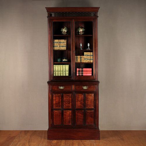 Edwardian Office Bookcase.