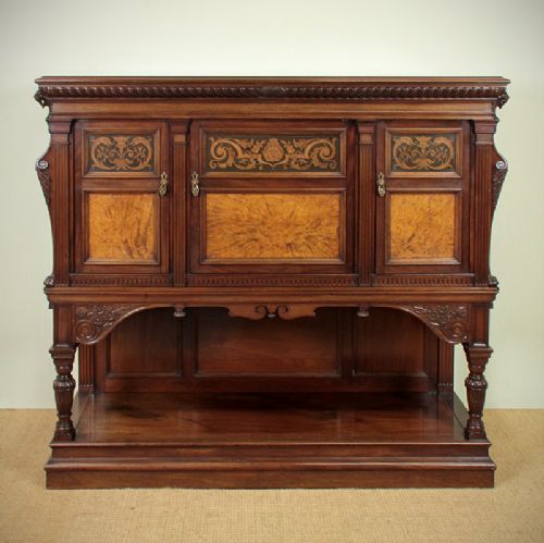 Walnut Cabinet on Stand C.1875.