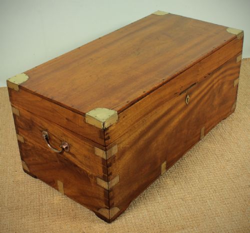 Late 19th.c. Camphorwood Campaign Chest.