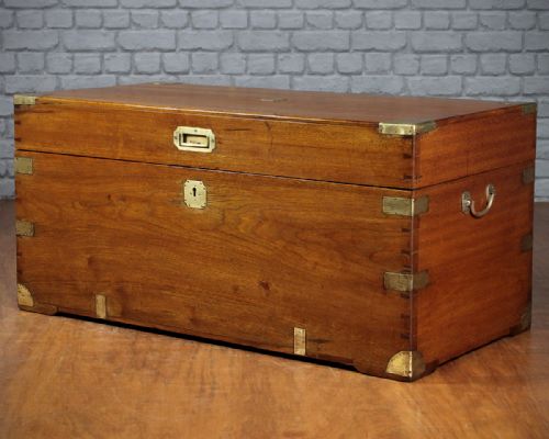 Late 19th.c. Camphorwood Campaign Chest.