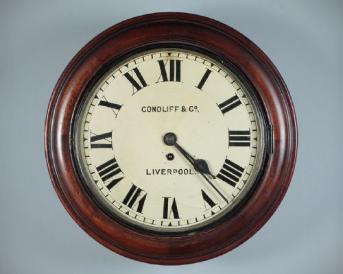 Fusee Movement Dial Clock C.1890.