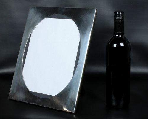 12" X 10" Solid Silver Picture Frame.