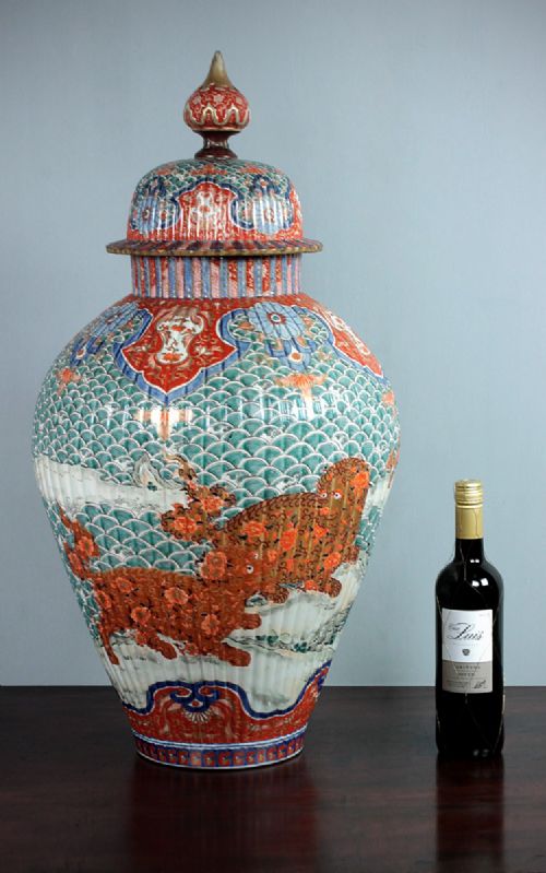 Very Large Japanese Imari Jar C.1880.