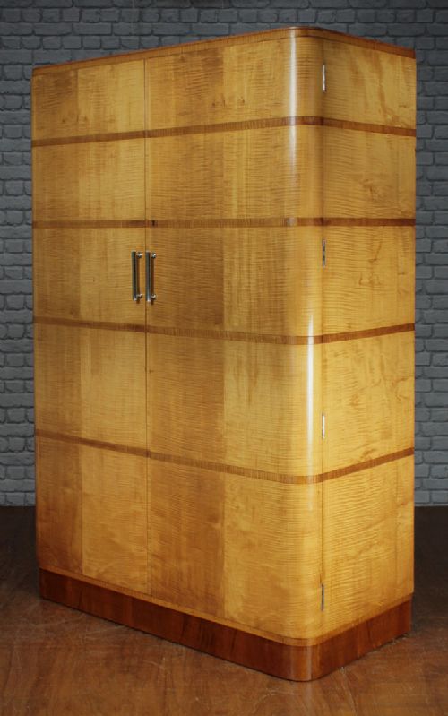 Modernist Art Deco Wardrobe