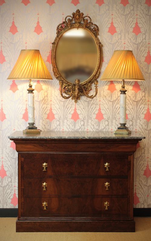 French Marble Top Chest of Drawers C.1830.