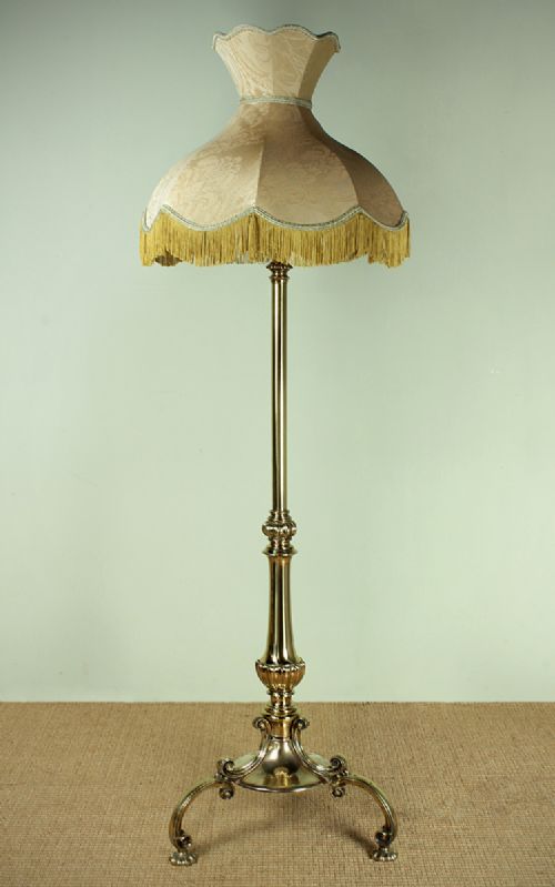 Adjustable Brass Standard Lamp