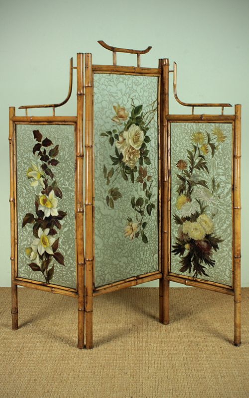 Bamboo Frame Screen C.1880.
