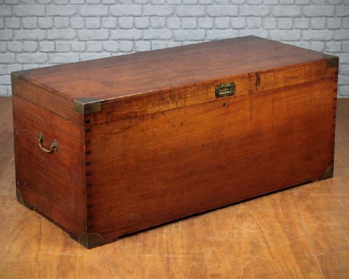 Large Camphorwood Campaign Chest C.1880.