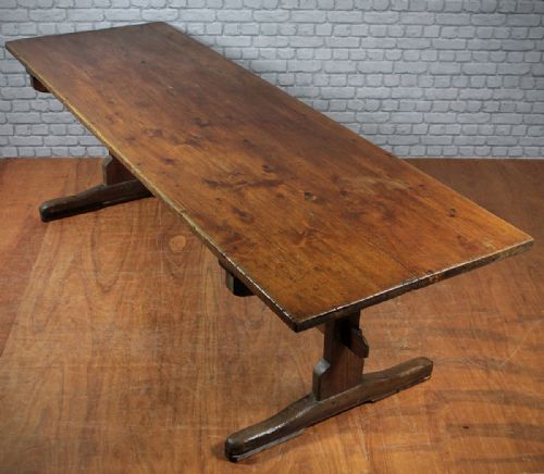 Antique Pine Refectory Dining Table C.1870.