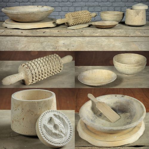 Collection of 19th.c. Treen Kitchenalia.