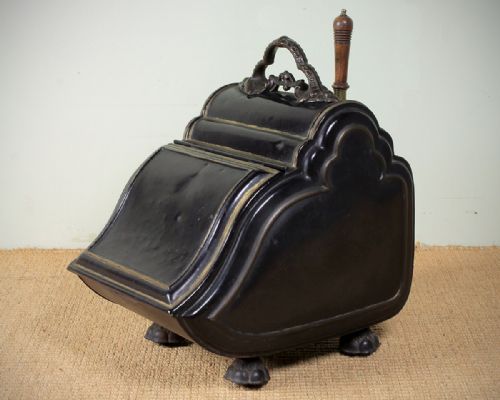 Toleware Fireside Box C.1870.