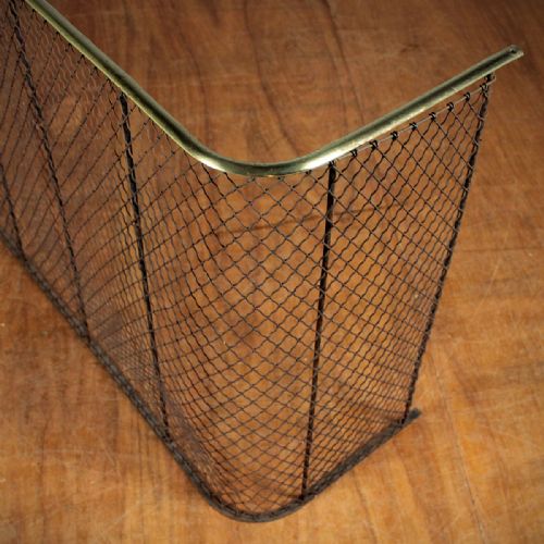 Large Wire Work & Brass Nursery Fire Guard C.1830.