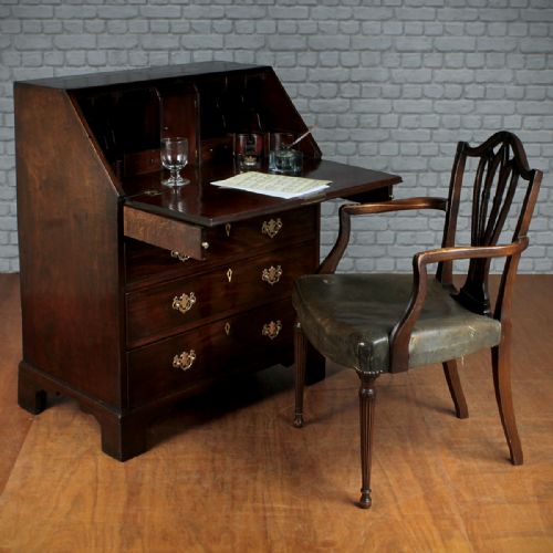 Georgian Mahogany Bureau C.1800.