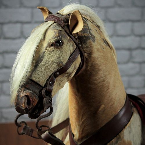 Pony Skin Rocking Horse C.1900.