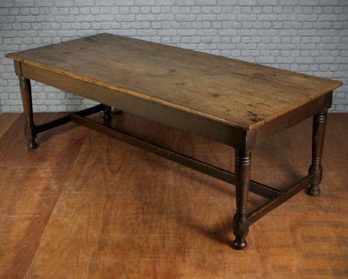 Large 19th.c. Pine Kitchen Dining Table C.1880.